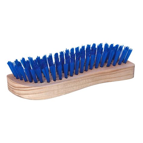 S Shaped Wooden Chubby Scrubbing Brush Each