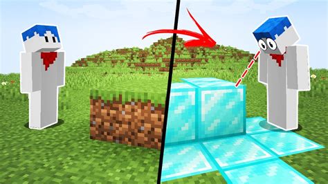 Minecraft Mas Tudo Que Eu Olho Vira Diamante Youtube