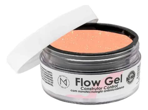 Flow Gel Para Unhas De Fibra Linha Construtor Control G Cor Golden Nude Mercadolivre
