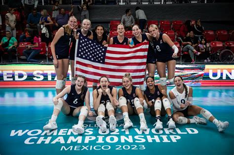 Womens U21 Team To Play For 5th At 2023 Worlds Usa Volleyball