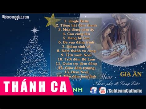 Tuyển Tập Nhạc Thánh Ca Mùa Noel Hay Nhất - Gia Ân PDF video lyric lời bài hát