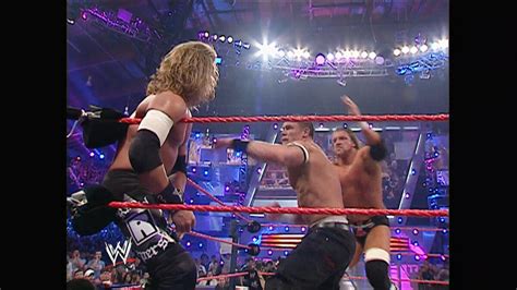 John Cena Vs Triple H Edge Raw April 3 2006 WWE