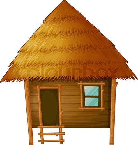 Isolated hut | Stock Vector | Colourbox