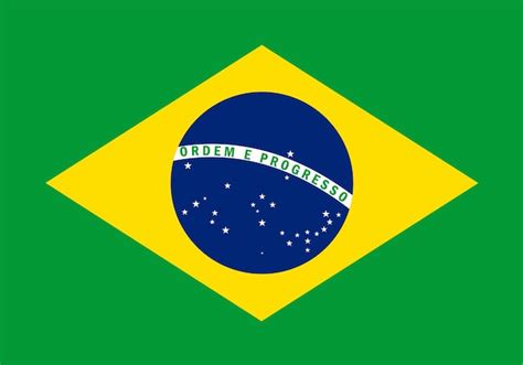 Premium Vector Flag Of Brazil Vector Illustration