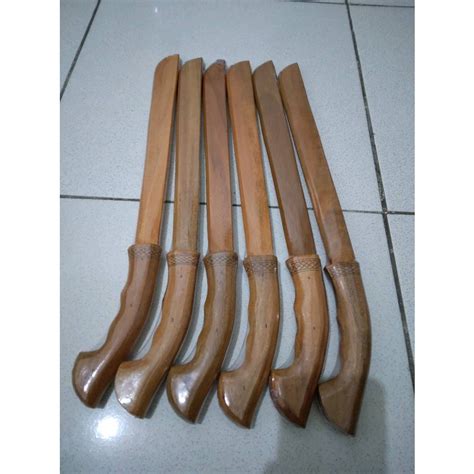 Jual Golok Silat Kayu Untuk Latihan Seni Tunggal Dewasa Remaja Anak