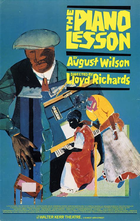 August Wilson The Piano Lesson Broadway Poster Walterfilm