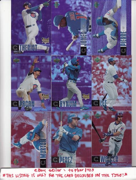 BC 2006 Upper Deck Special F X Red Parallel 50 NEIFI PEREZ 99 Cubs