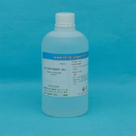 묽은수산화나트륨용액0 1Mol 450ml 과학열차