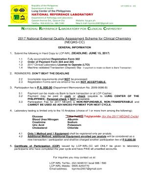 Neqas Clinical Chemistry Fill And Sign Printable