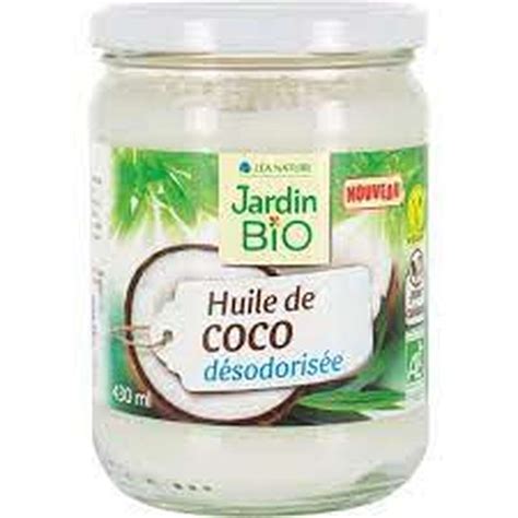 Huile de coco désodorisée BIO Jardin BIO 40 cl La Belle Vie