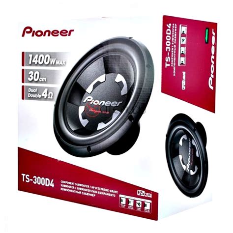 Pioneer Subwoofer 12 Bobina Dupla 1400w Ts 300d4 R 359 99 Em