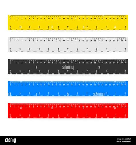 30 Cm Ruler Stock Vector Images Alamy