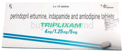 Buy Triplixam Perindopril Indapamide Amlodipine Online