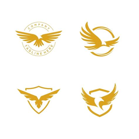 Premium Vector | Eagle bird logo vector template business logo concept