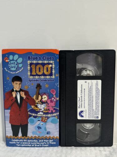 Blues Clues 100th Episode Celebration Blues Clues Nick Jr Vhs 2003