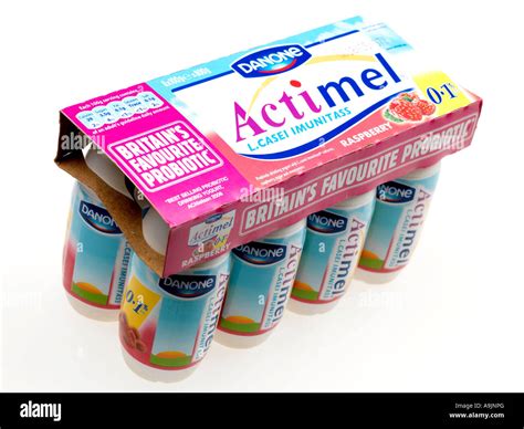 Probiotic Yogurt Drinks Stock Photo Alamy