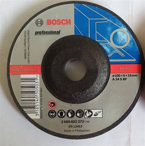 Stainless Steel Inch Bosch Grinding Wheel Size Dimension X X