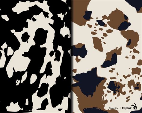 Printable Cowhide Pattern