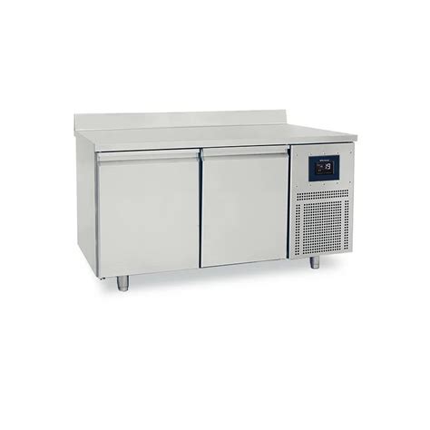 Tour pâtissier adossé négatif avec dessus inox 2 portes T 10 22C