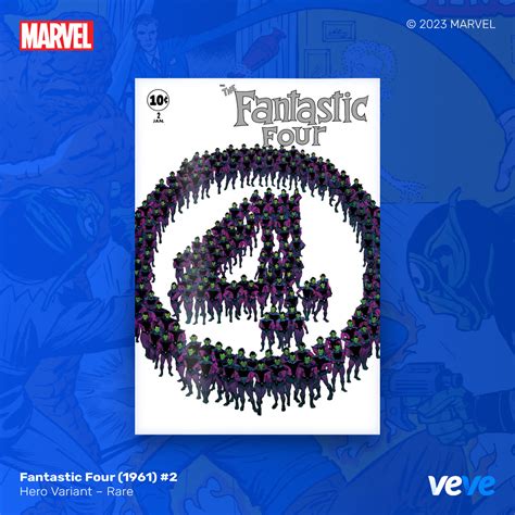 Marvel Digital Comics — Fantastic Four 1961 2 Veve France Veve