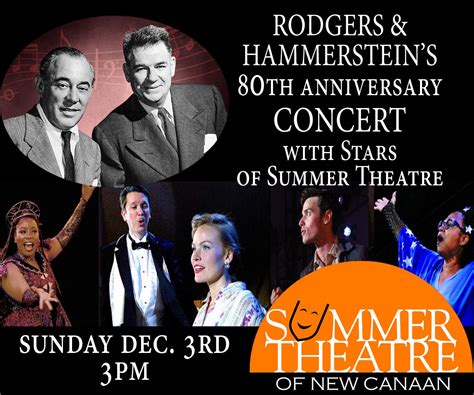 Dec 3 Rodgers And Hammersteins 80th Anniversary In Concert New