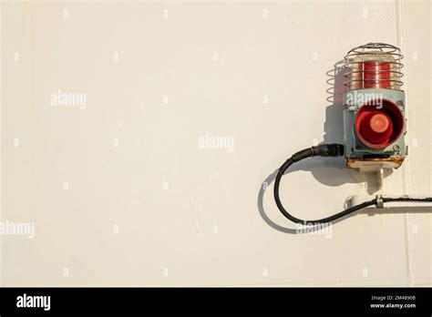 alarm sensor aboard a freight ship Stock Photo - Alamy