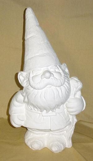 Large Gnome With Walking Stick Gnomes Bisque Bisque G Z