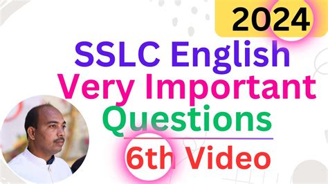 Th Video Sslc Very Important Questions Marks Questions