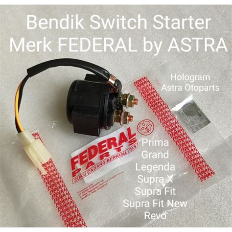 Jual Bendik Switch Starter Astrea Prima Grand Legenda Supra Revo Merk