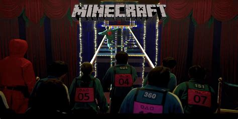 Minecraft Player Makes Working Version of Squid Game’s Glass Bridge