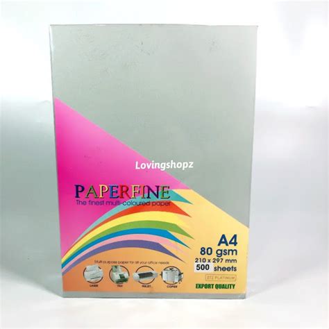 Jual Kertas A4 80 Gr Platinumkertas Spectra A4 Platinum Merek