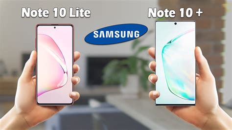 Samsung Galaxy Note 10 Lite Vs Samsung Galaxy Note 10 Plus Youtube