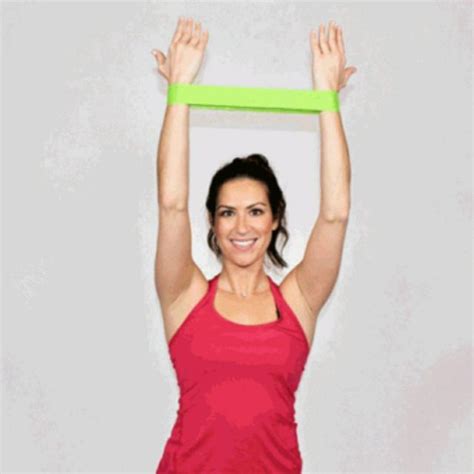 Shoulder Press with Band by Patrick B. - Exercise How-to - Skimble