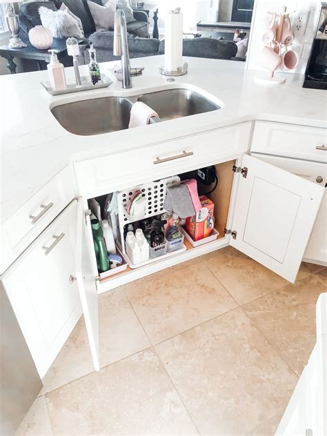 How To Organize Under The Kitchen Sink Jill Comes Clean