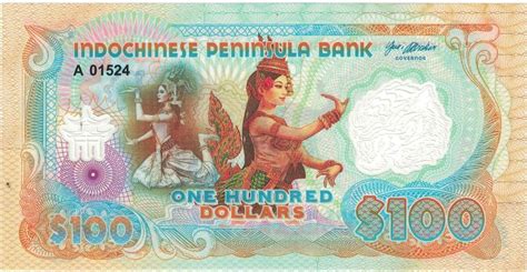 Indochina 100 Dollars 2020 Geldschein UNZ MA Shops