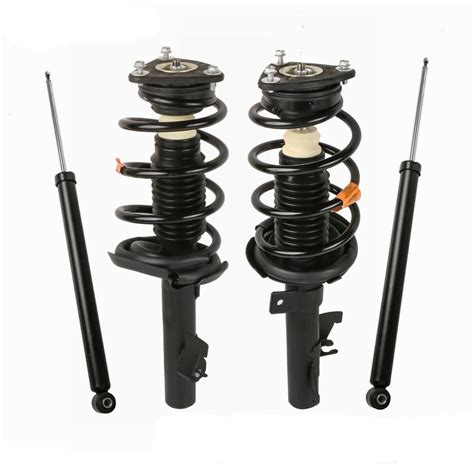 4x Front Rear Complete Shocks Struts For 2004 2009 Mazda 3 2006 2010