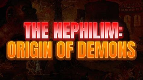 The Nephilim: The Origin of Demons - YouTube | Nephilim, The originals, Demon