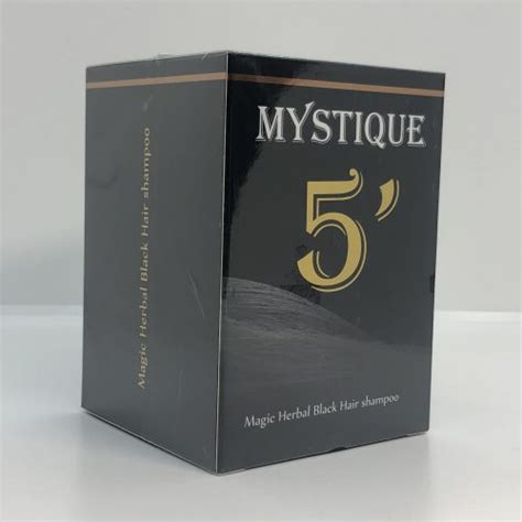 Mystique 5′ Magic Herbal Color Shampoo – Black – Manicure Pedicure