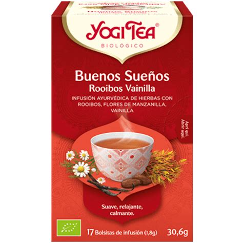 Yogi Tea Infusi N Buenos Sue Os Vainilla Bolsitas