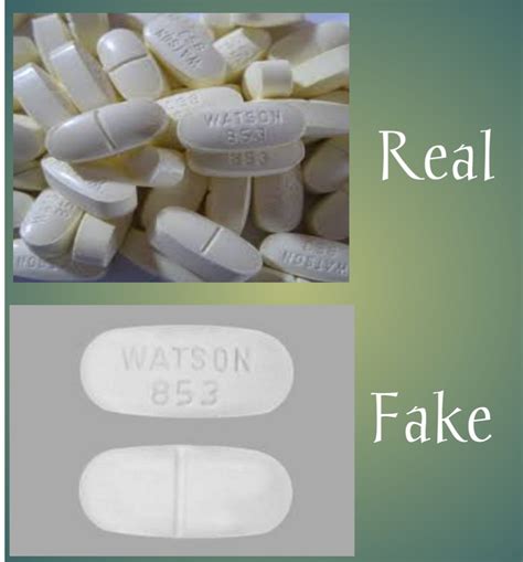 How To Spot Fake Counterfeit Watson 853 White Pill Norco Public Health