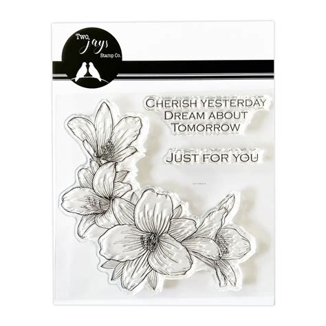 Two Jays Clear Stamps Lilly Art Of Craft