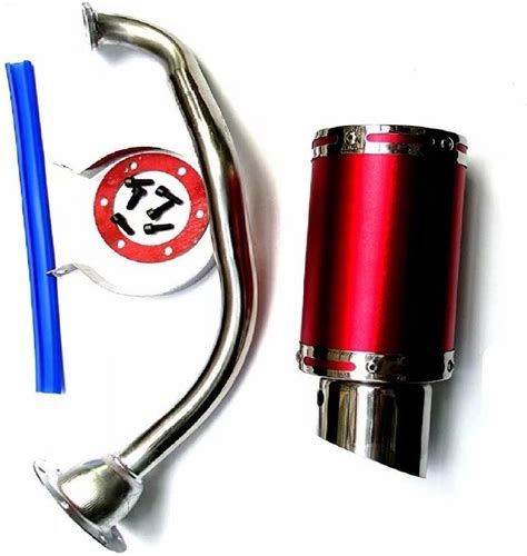 New High Performance Exhaust System Muffler For Gy6 50cc 400cc 4 Stroke Scooters