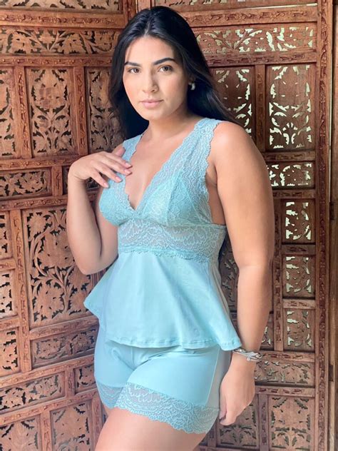 Baby Doll Micro Renda Robia Lingerie
