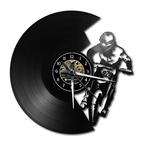 MOTOCROSS Orologio In Vinile Vinile Orologio Dischi In Vinile