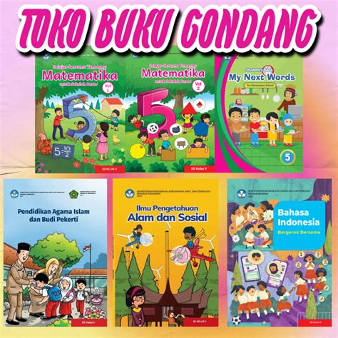 Jual Set Buku Sd Kelas Mtk Lisensi Kurikulum Merdeka Kemendikbud