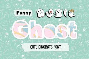 Funny Ghost Font By Tamawuku Creative Fabrica Funny Ghost Funny