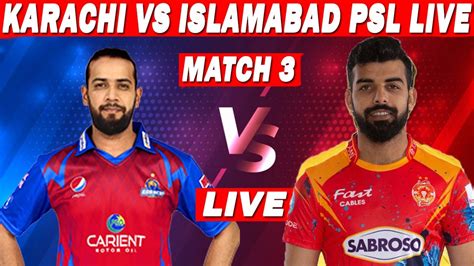 Psl Live Karachi Kings Vs Islamabad United Th T Live Scores Kk