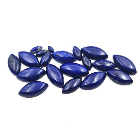 Nat Rlich Lapislazuli Marquise Cabochon Edelstein Menge Pcs