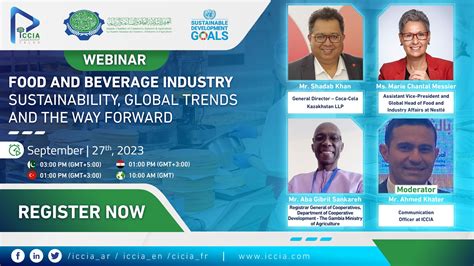 Iccds Webinar Food And Beverage Industry Sustainability Global