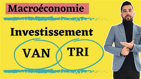 Fonction Investissement Calcul Du Valeur Actuel Net Et Taux De